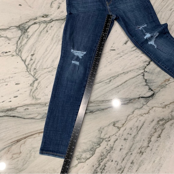 Levi’s 721 Jeans, High Rise Distressed Skinny, Women’s Size 27, 27”Inseam. EUC! - Picture 7 of 8